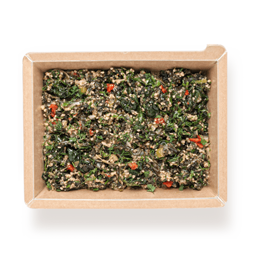 Best Αρωματικό σπανακο - πλιγούρι με φρέσκα μυρωδικά και εξ. παρθένο ελαιόλαδο Online In Athens - meallion