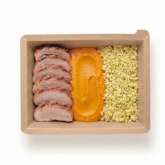 Ψαρονέφρι με Πουρέ Καρότου