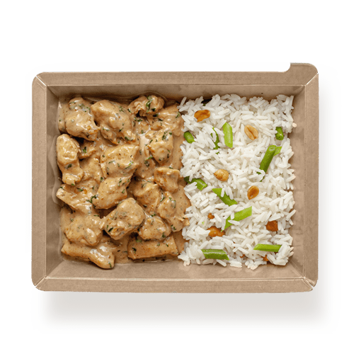 Best Κοτόπουλο thai - coconut με αρωματικό ρύζι Online In Athens - meallion