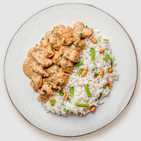 Best Κοτόπουλο thai - coconut με αρωματικό ρύζι Online In Athens - meallion